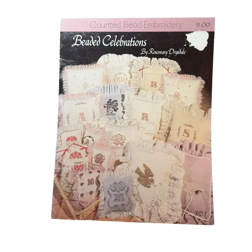 Beaded Celebrations Counted Bead Embroidery Book by Rosemary Drysdale